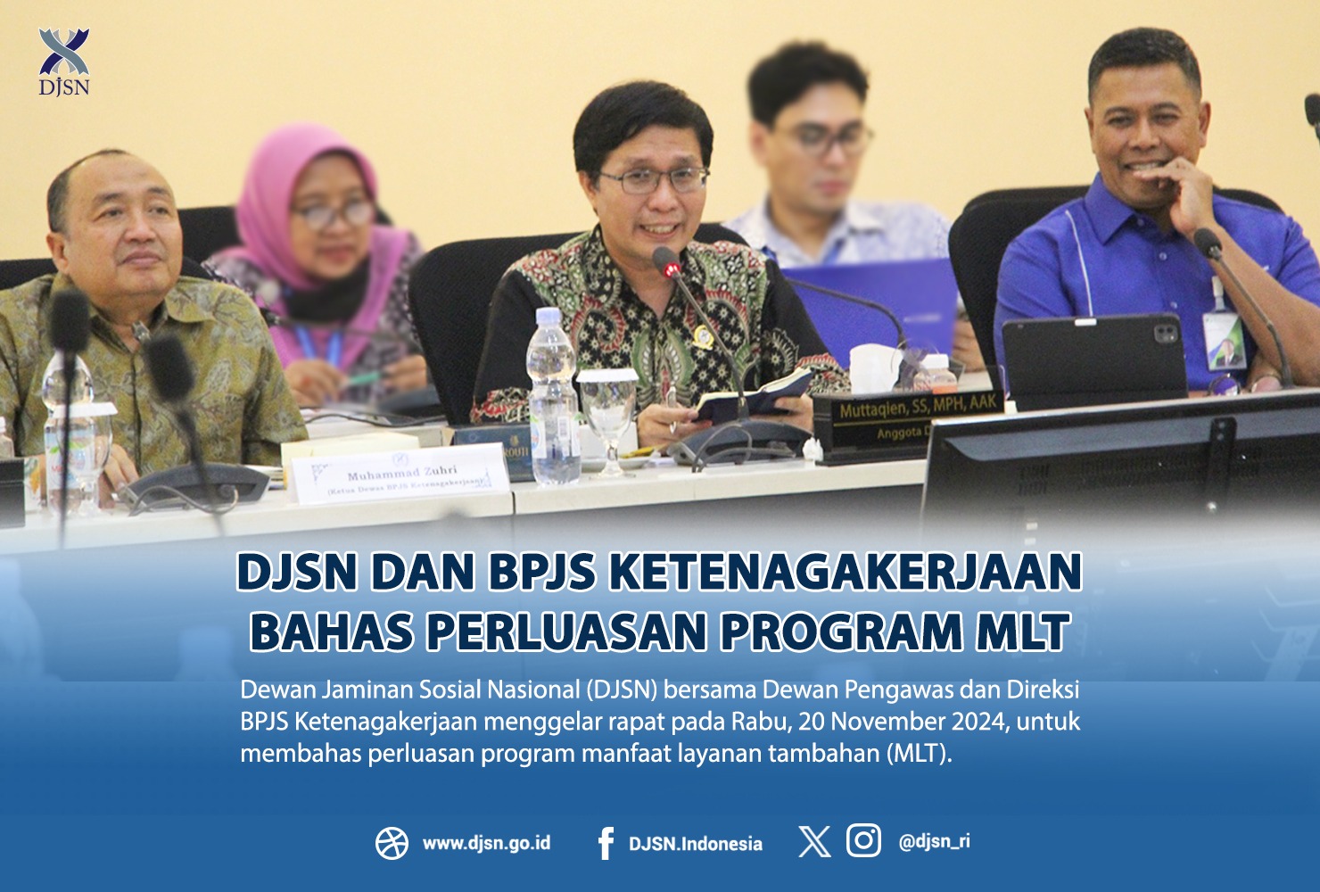 DJSN dan BPJS Ketenagakerjaan Bahas Perluasan Program MLT